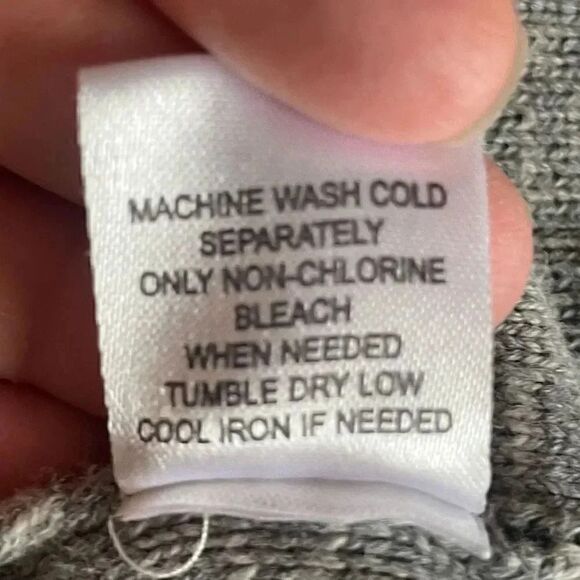 Weatherproof Vintage Heather Gray Cotton Soft V-Neck Long Sleeves SZ XL # 1786 - Picture 12 of 15